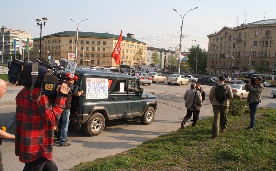 Новосибирская область: Участники акции протеста против роста цен на бензин выиграли суд с полицией
