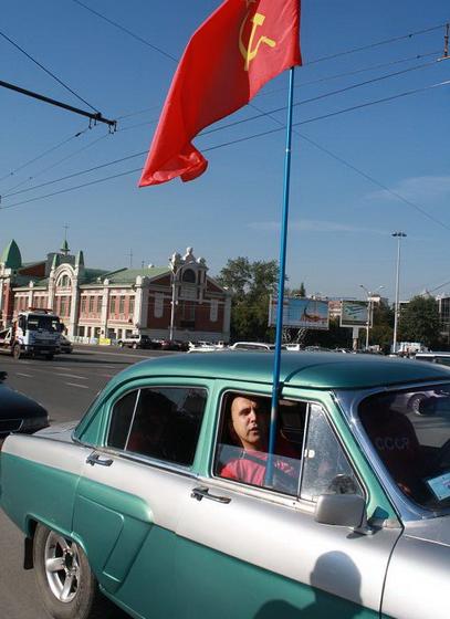 Автопробег «20 лет без СССР» направился в Болотнинский район Новосибирской области