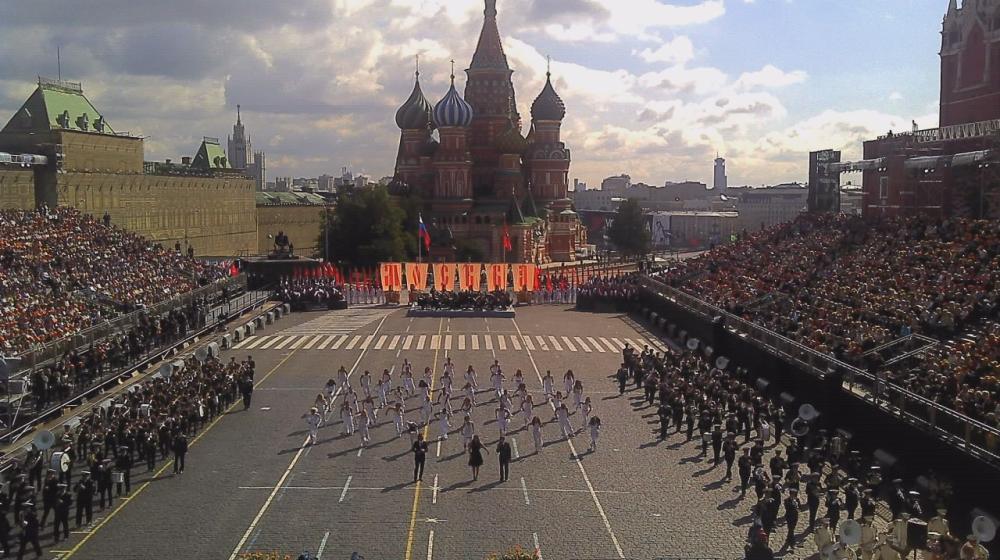 Москва. Лидер КПРФ Г.А. Зюганов принял участие в праздновании Дня города 