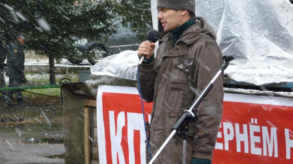 Ильич снова с нами. Митинг в городе Бийске Алтайского края