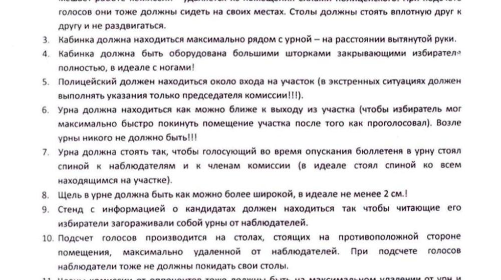Фальсификации и подтасовки на выборах в пользу «Единой России»