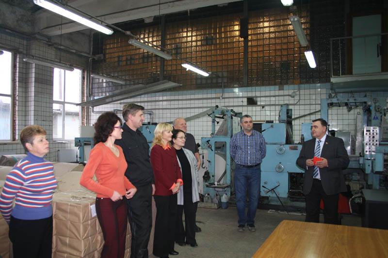 В.С. Никитин поздравил тружеников типографии «Псковское возрождение» с 20-летним юбилеем предприятия