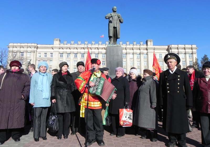Празднование Великого Октября в Белгороде