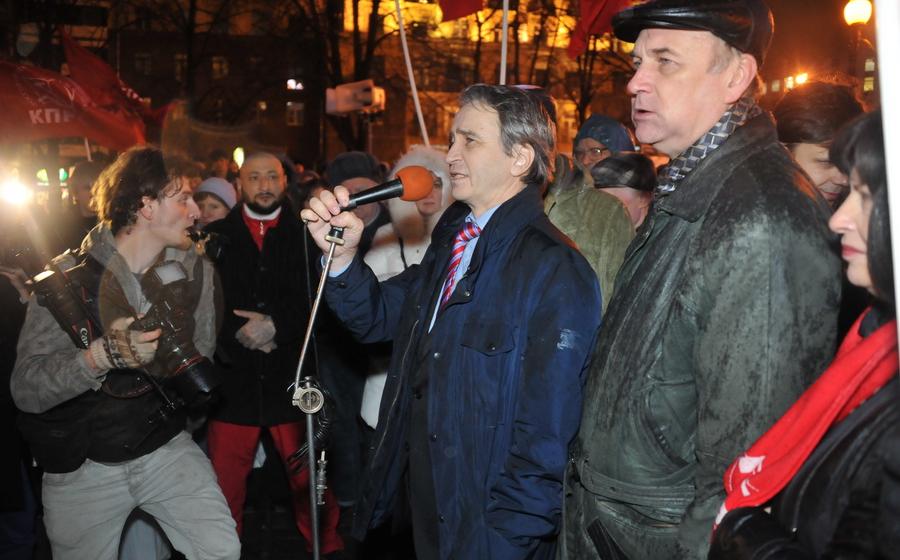 Москва: Массовая акция КПРФ в защиту народного выбора. "Путина - в отставку!" «Вперед, на защиту нашего будущего! На выборы Президента!»