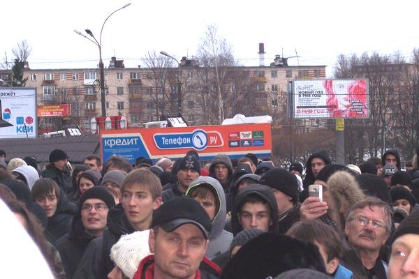Великий Новгород: Акция протеста против нечестных выборов