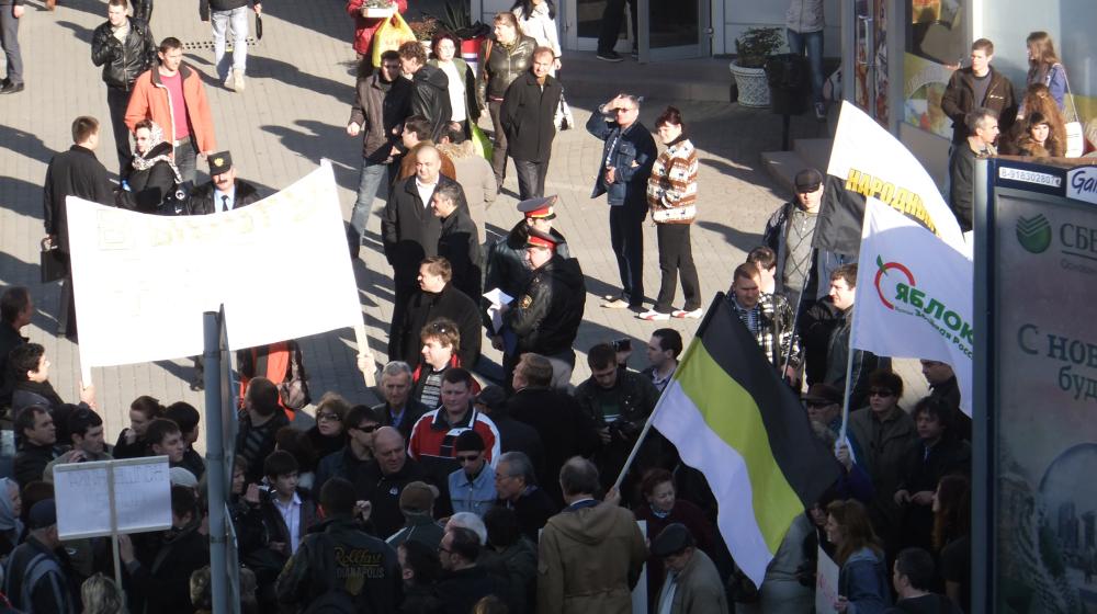 Краснодарский край, Сочи: Акция против нечестных выборов