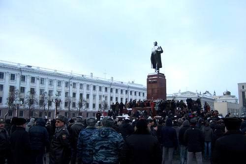 Протестная акция Казанских коммунистов: «Теперь вы нас слышите?!»,  «Почему украли мой голос?». Фоторепортаж