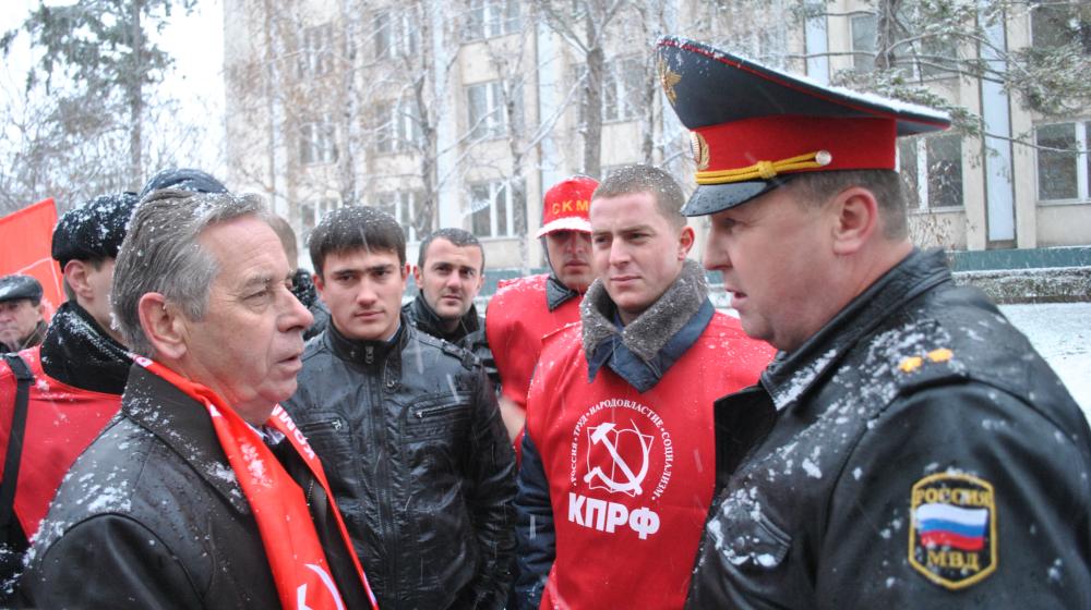 Предотвратим фальсификации! Пикеты коммунистов в Астрахани 