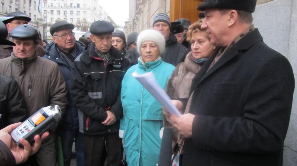 Москва: Резолюция конференции владельцев гаражей передана в мэрию