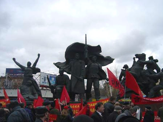 Митинг левых организаций на Красной Пресне в годовщину событий 9 января