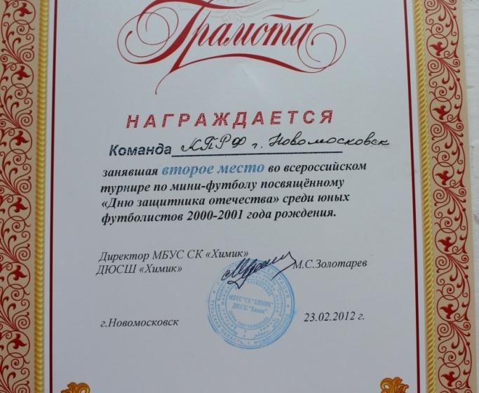 Тульская область. В Новомосковске прошел Межрегиональный турнир по мини-футболу памяти В.А.Стародубцева