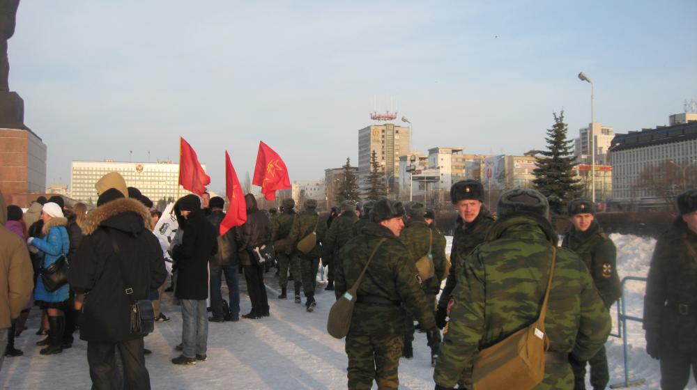 Выборов не было, а был отвратительный фарс. Митинг протеста в Перми      