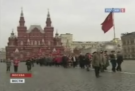 Освещение федеральным телевидением  Празднования Дня рождения Ленина 20-22 апреля 2012 года