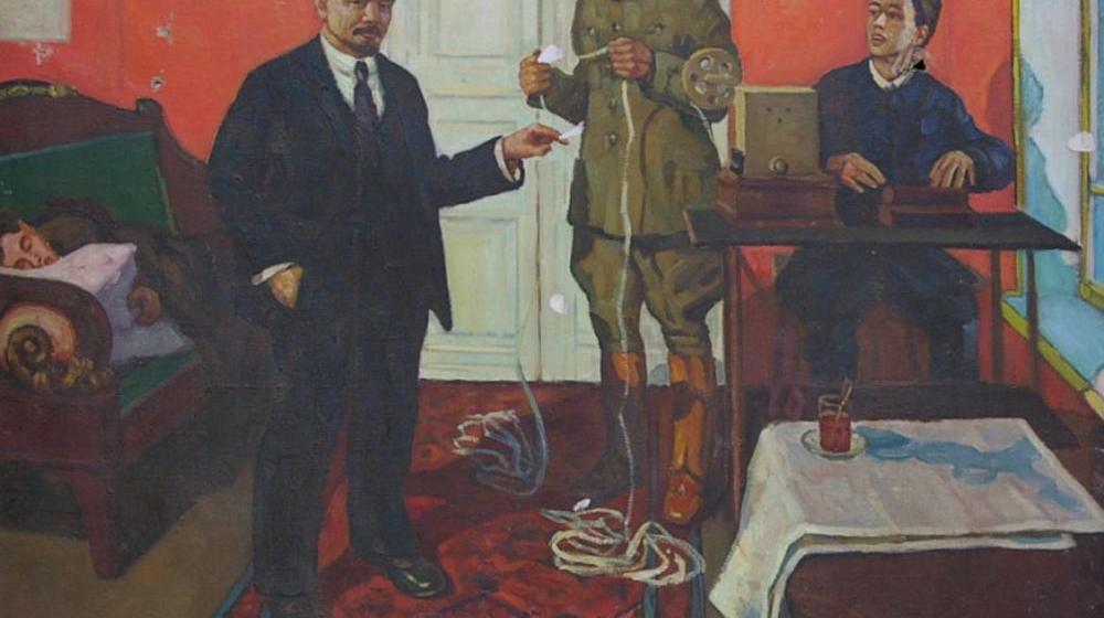 Создатели Ленинианы. История картины И.А. Грабаря «Ленин у прямого провода», над которой мастер работал 6 лет