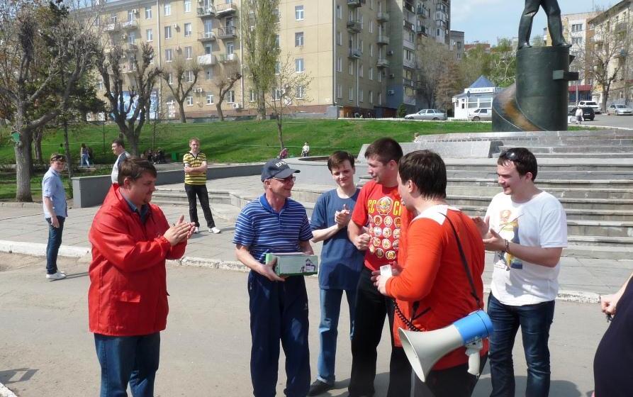 Саратов. Агитационный «красный» пробег