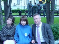 Первый секретарь Псковского обкома КПРФ Александр Рогов побывал в лагере оппозиции на «Баррикадной»
