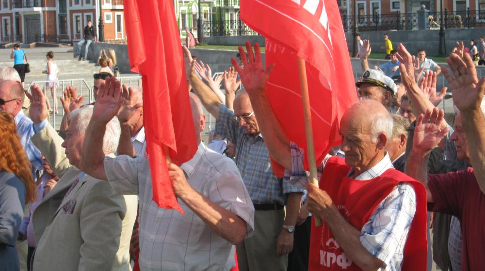 Митинг в Марий Эл против присоединения России к ВТО