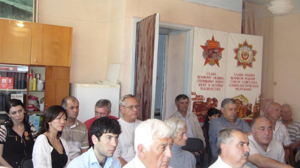 Северная Осетия. Встреча К.К. Тайсаева с коммунистами Моздока