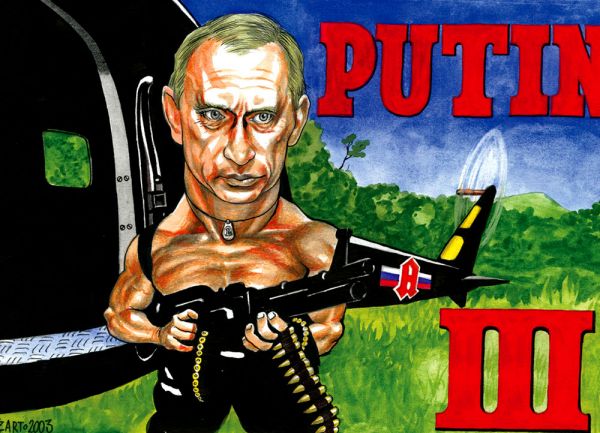 Мужественный всё-таки человек Владимир Путин. Ему третий срок ни за что впаяли, а он всё равно находит в себе силы улыбаться. Новые политические анекдоты от Ивана Никитчука