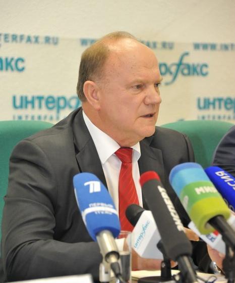 ИА «Интерфакс». Г.А. Зюганов: «Я категорический противник войны и борьбы против памятников»