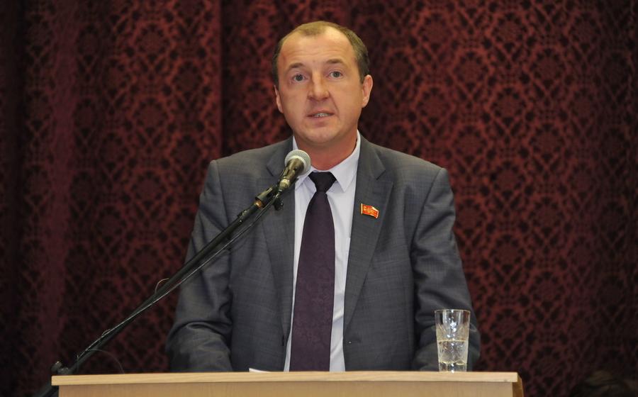 Гендиректор ООО "НТС" из Красноярска И.В. Сорокин на II Всероссийском съезде представителей трудовых коллективов: Коммунисты должны сплотить трудящихся вокруг себя