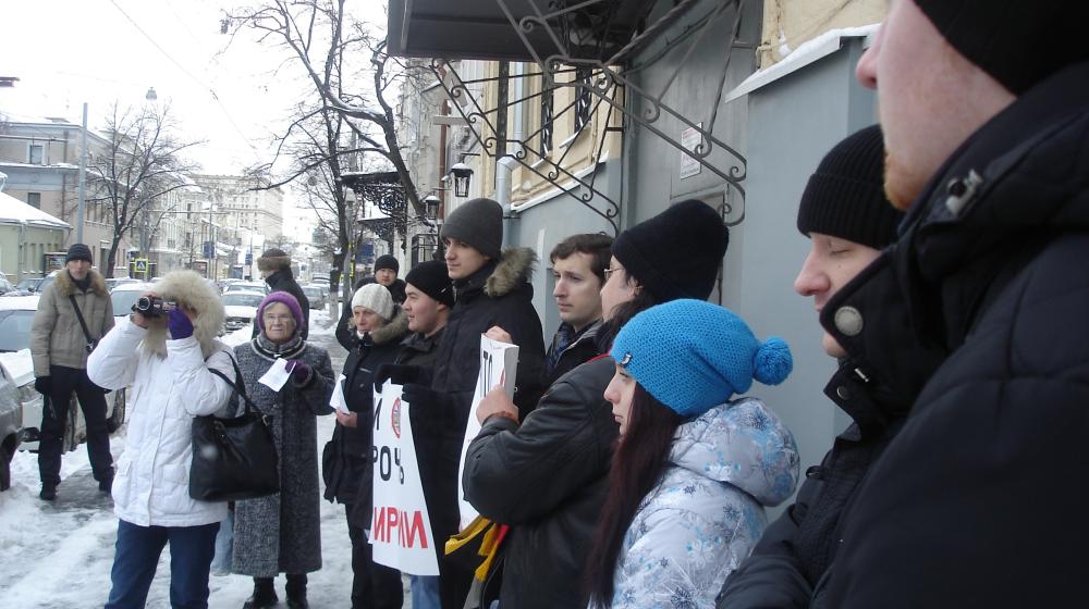 Руки прочь от Сирии!  В Москве прошел пикет против агрессии Израиля в Сирии