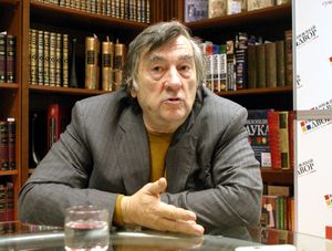 Г.А. Зюганов поздравил писателя А.А. Проханова с 75-летним  юбилеем