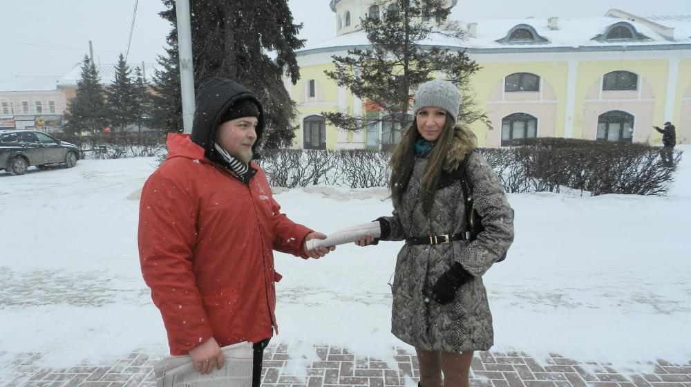 Красные пикеты прошли в Рязани