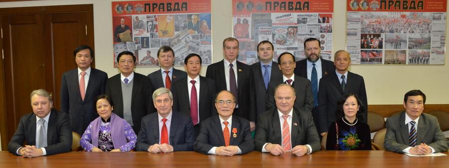 Г.А. Зюганов встретился с Председателем Национального Собрания Вьетнама Нгуен Шинь Хунгом