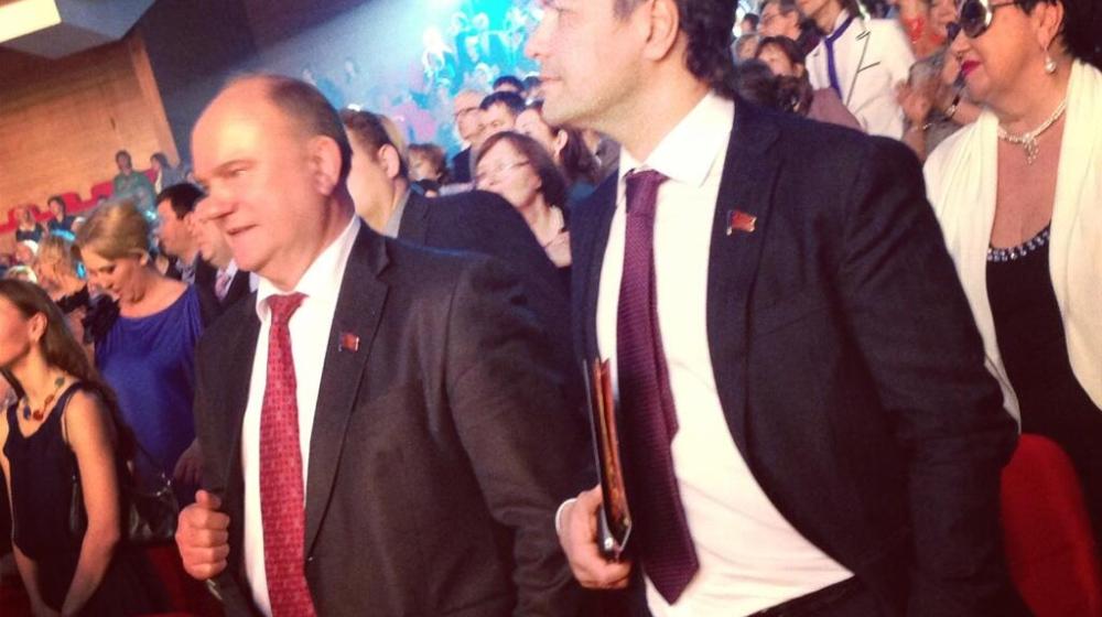 Г.А. Зюганов и А.А. Ющенко посетили праздничный концерт Валерии