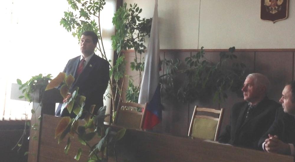 Тульская область. О.А. Лебедев провел встречу с избирателями в городе Суворов