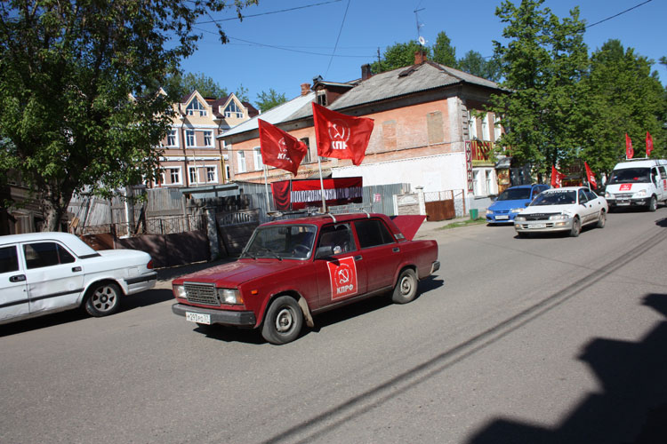 Ивановская область. В  Кинешме состоялся автопробег против дорожной политики властей