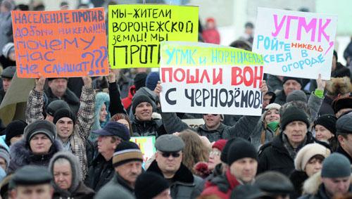 Воронежская область. Борисоглебцы – против добычи никеля и за отставку правительства