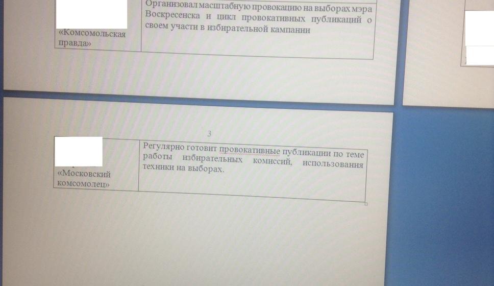 «Грязное белье» ЦИК РФ 