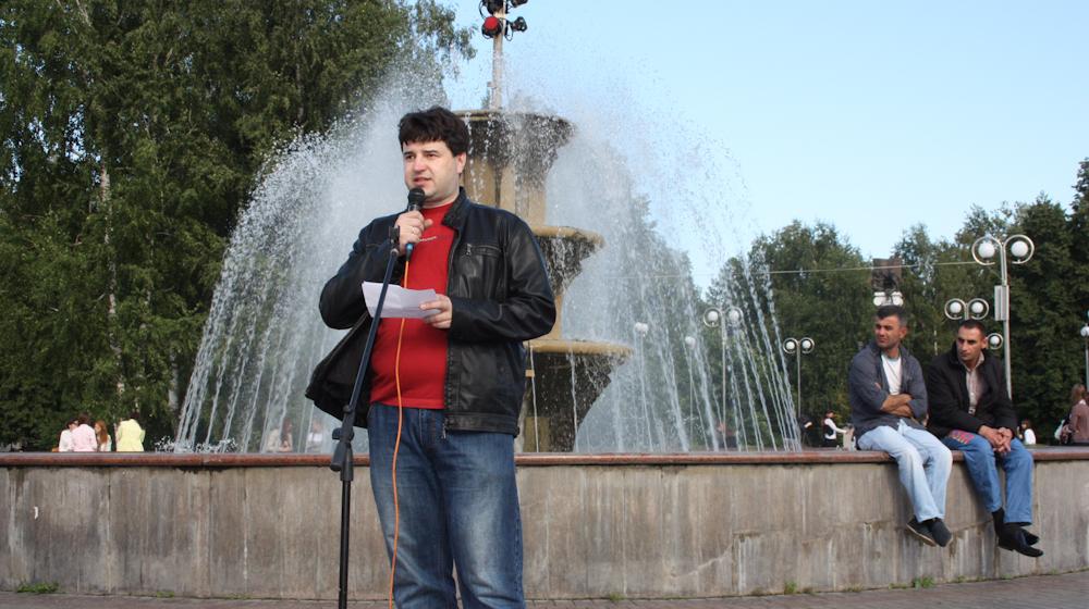 Томские коммунисты в День окончания Второй мировой войны провели митинг