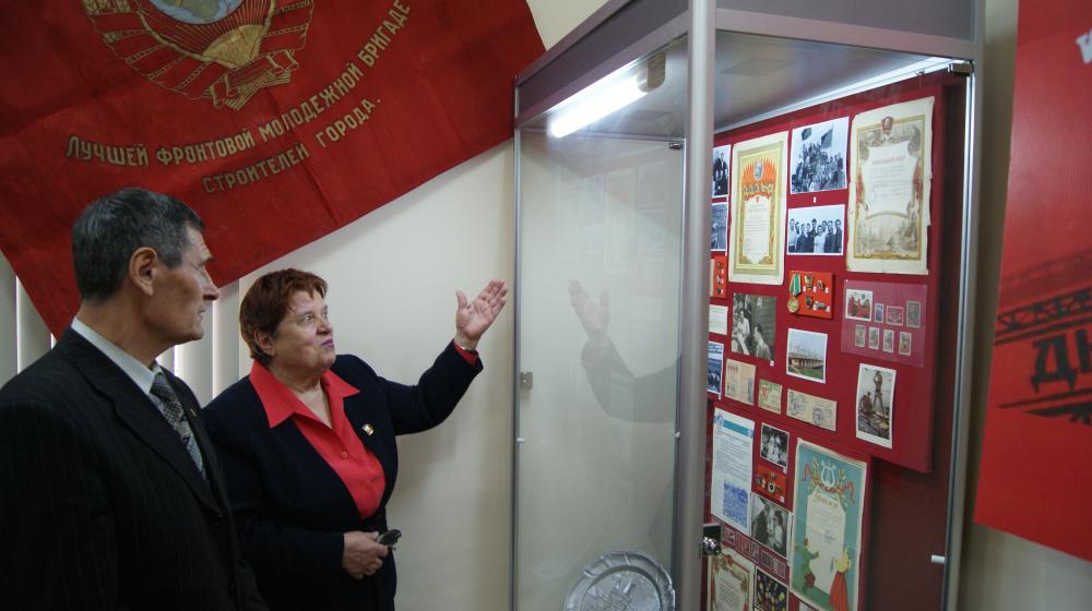 Волгоград. Коммунисты и комсомольцы организовали выставку, посвященную истории ВЛКСМ