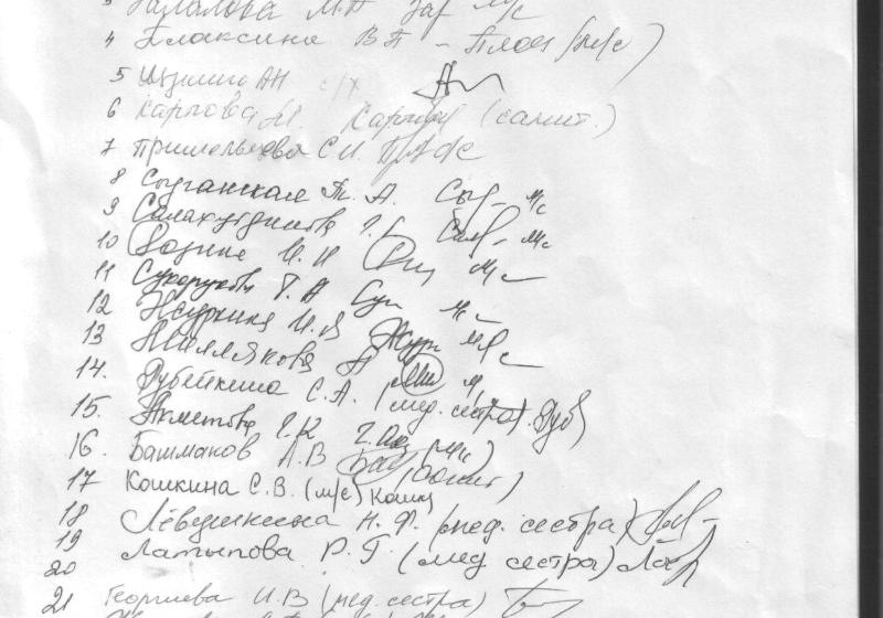 Открытое письмо трудового коллектива и пациентов областного травматологического центра к Губернатору-Председателю Правительства Ульяновской области Морозову С.И.