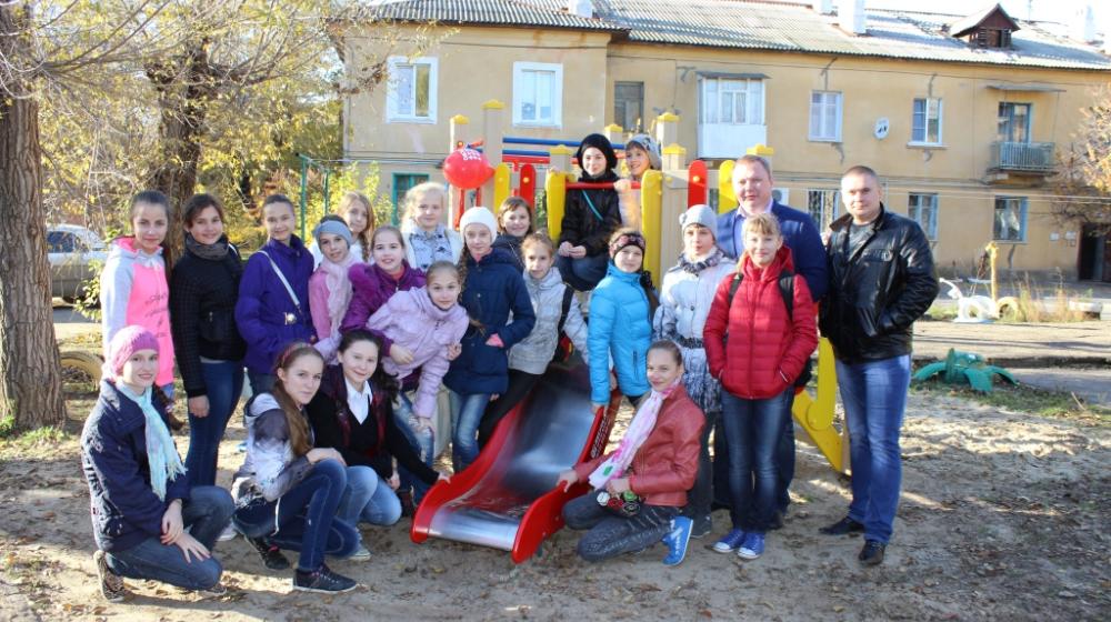 Волгоградская область. В Волжском стало на пять детских площадок больше