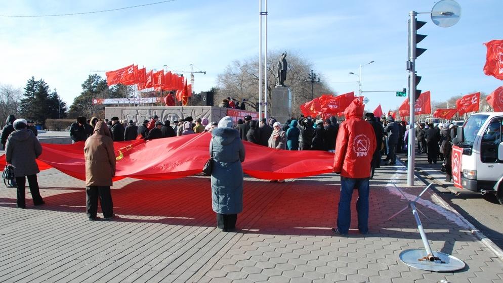 Амурская область. Д.Г. Новиков принял участие в праздновании Красного Октября в Благовещенске