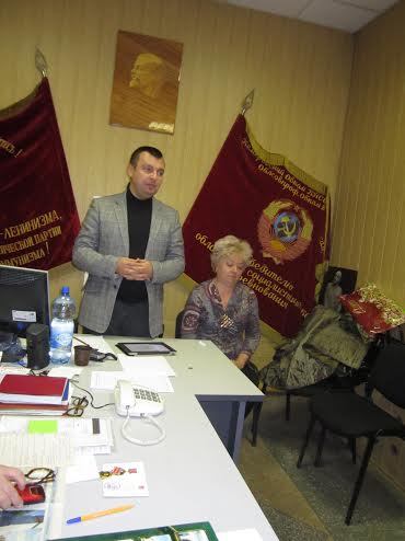 Первый секретарь Кемеровского обкома КПРФ Н.П. Мухин встретился с партийным активом и общественностью города Гурьевска