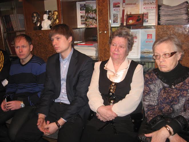 Встреча члена ЦК КПРФ, первого секретаря Псковского обкома А.Рогова с активом г.Великие Луки