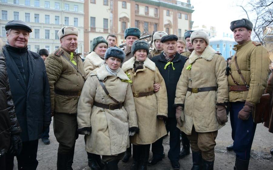 Г.А. Зюганов в блокадном музее памяти «Улица жизни»