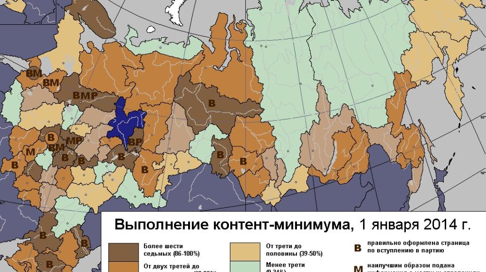 Итоги 2013. «Девятый» интегральный рейтинг региональных партийных сайтов (по состоянию на 1 января 2014 года)