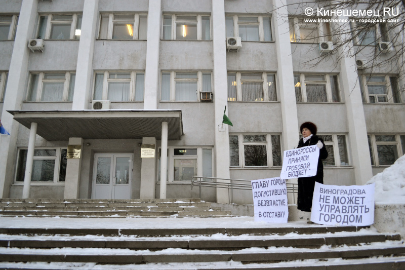 Ивановская область. Коммунисты Кинешмы требуют отставки главы города Виноградовой