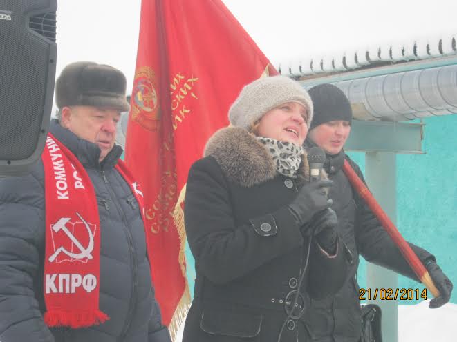 Республика Марий Эл. В поселке Мари-Турек прошел митинг, посвященный закону «О детях войны» и предстоящему празднику Советской Армии и Военно-Морского Флота