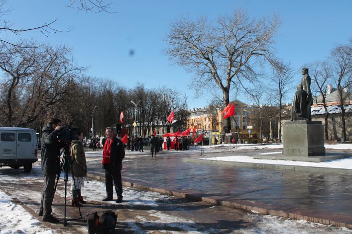 Псковская область. Митинг в поддержку референдума в Крыму