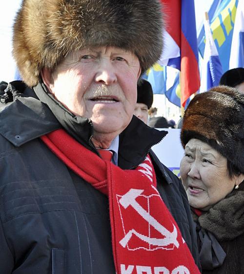 Якутск. Коммунисты приняли участие в городском митинге в поддержку референдума в Крыму