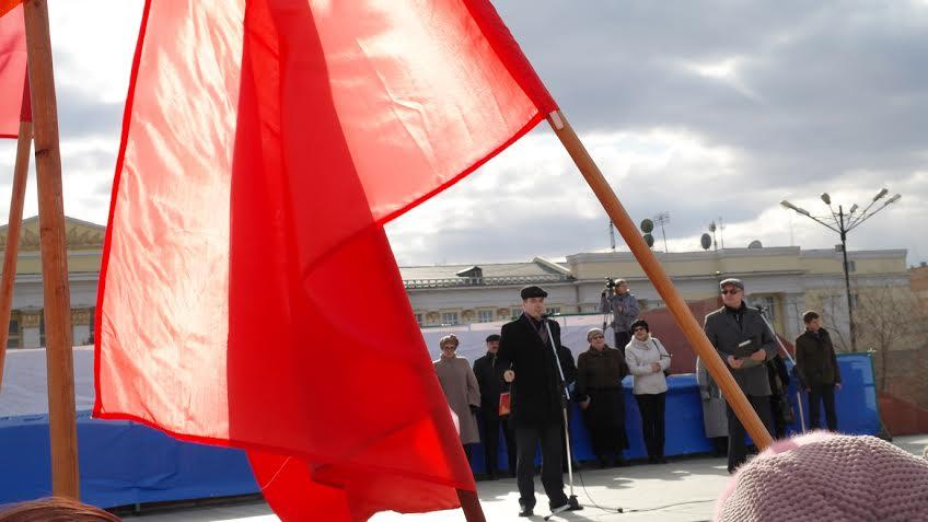 Митинг в Чите: Крым, с возвращением!