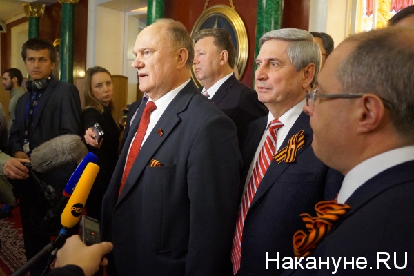 Г.А. Зюганов: Во время заслушивания Послания Президента в зале царило подлинное единство. На очереди - смена социально-экономического курса