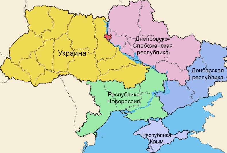 Вместо глобуса Украины стали продаваться контурные карты этой страны. Слоган на обложке: «Раскрась сам!» Новые политические анекдоты от Ивана Никитчука